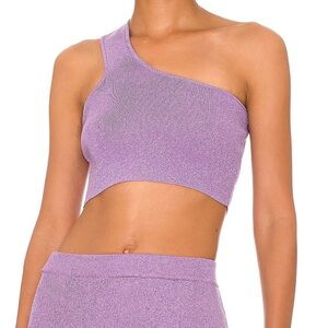 Dodo Bar Or Asymmetrical One Shoulder Top Size S